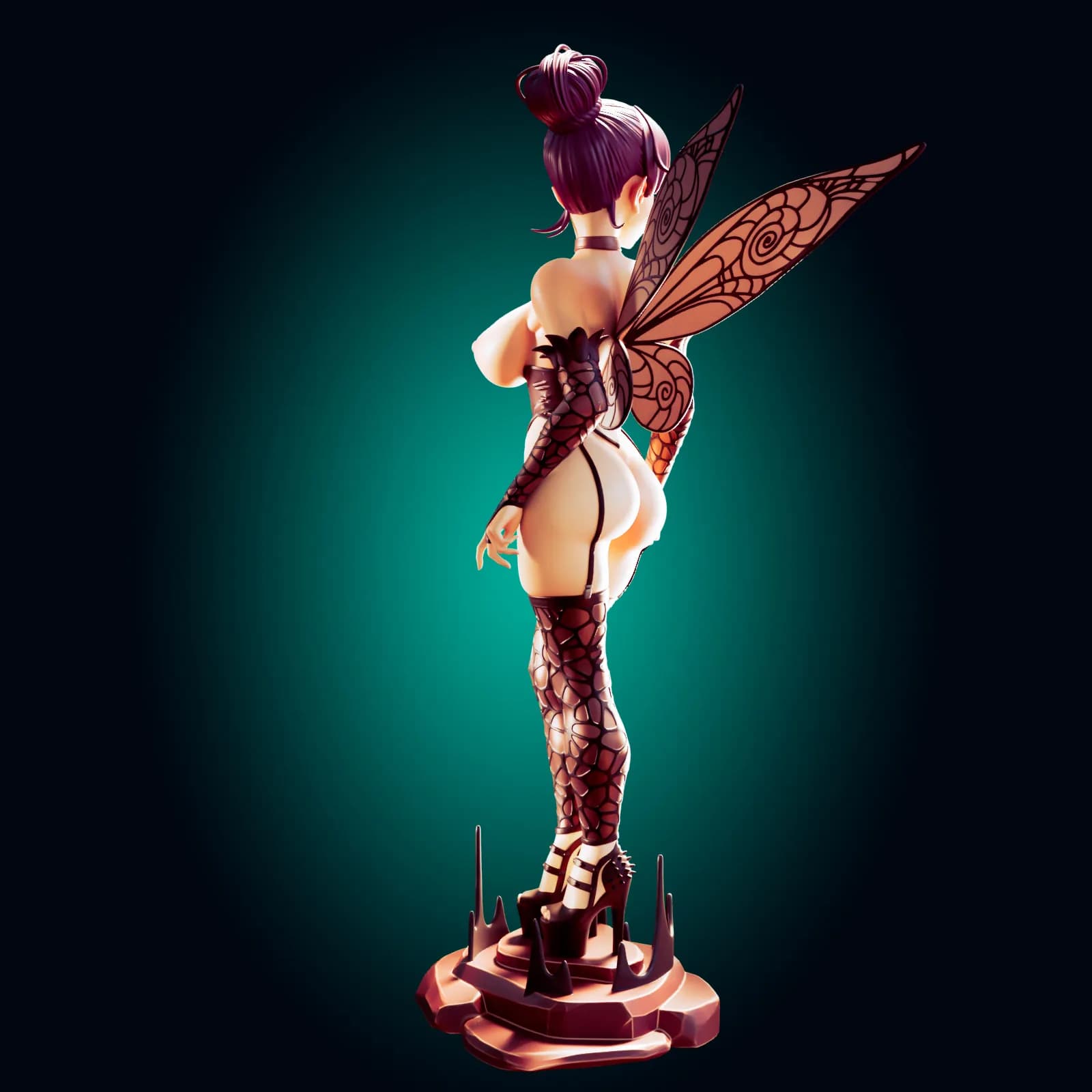 STL - Figura de abeja waifu