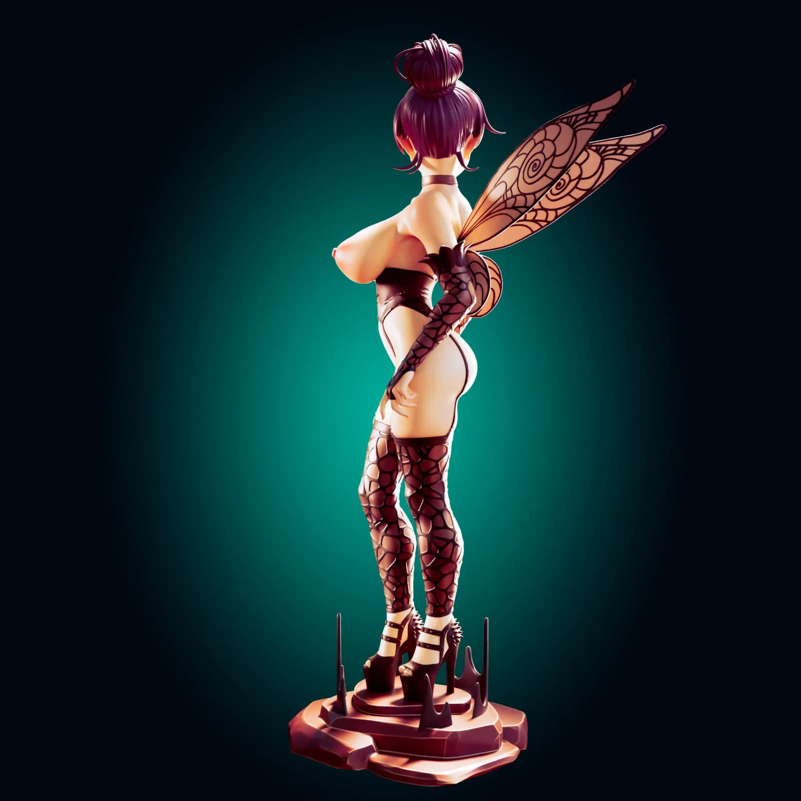 STL - Figura de abeja waifu