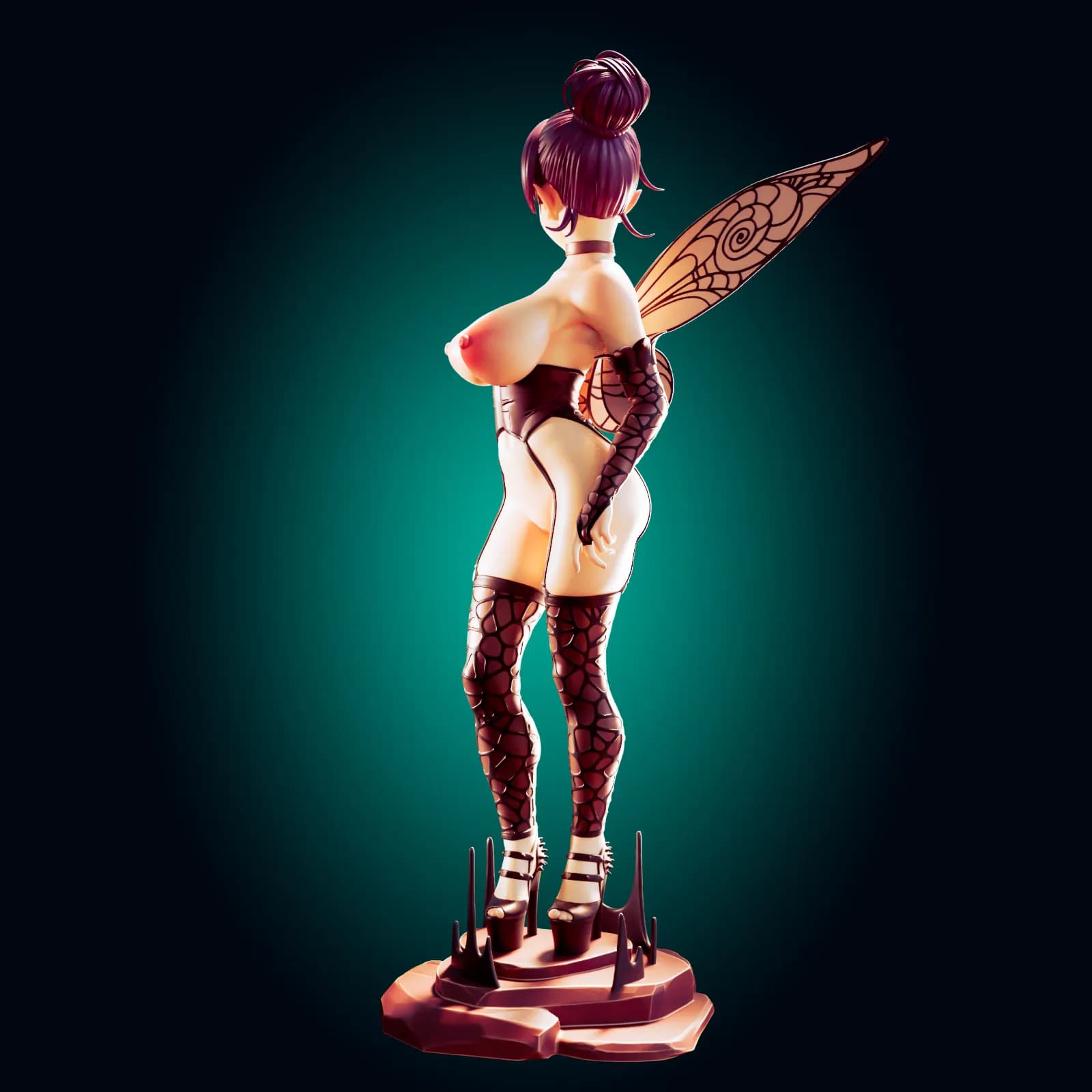 STL - Figura de abeja waifu