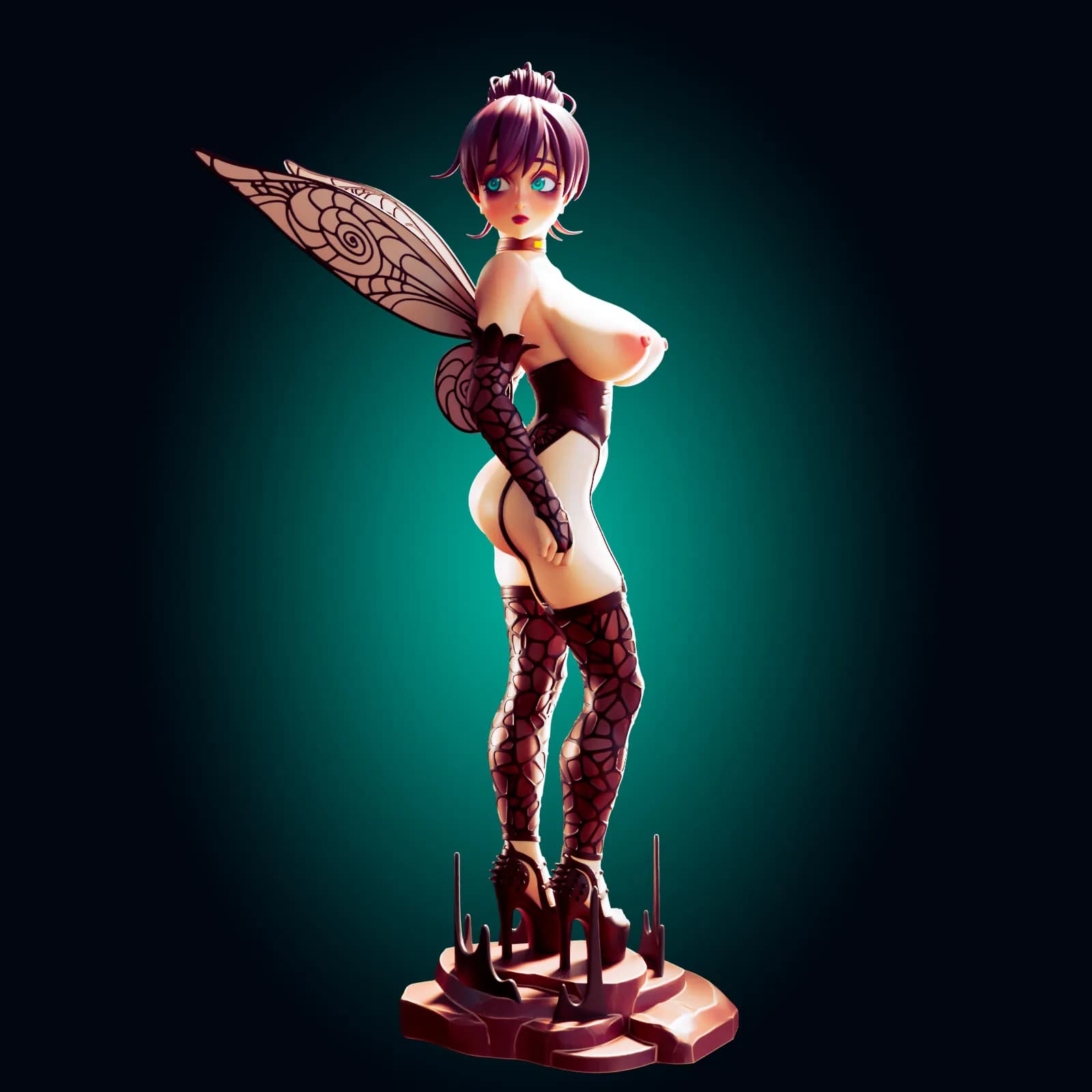 STL - Figura de abeja waifu