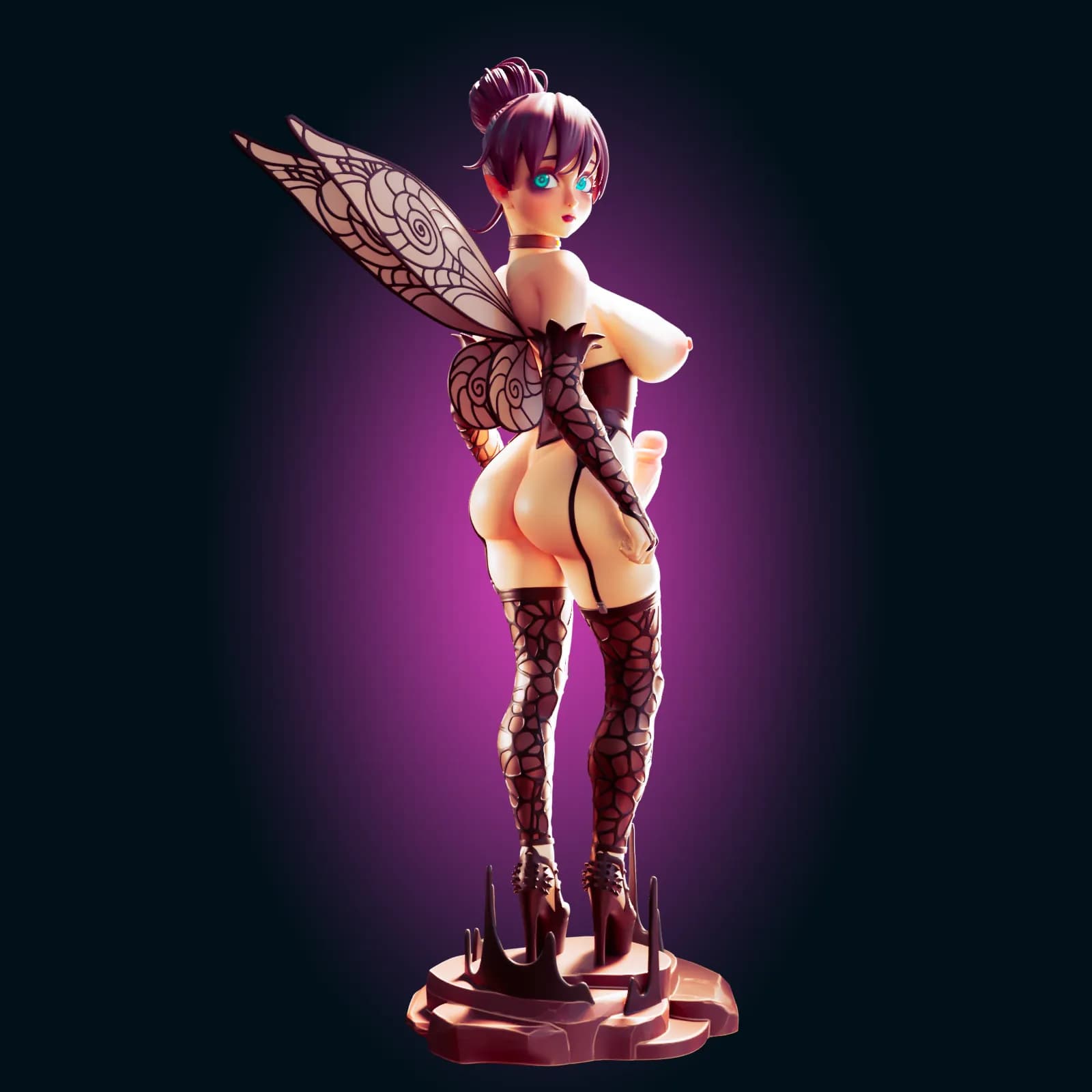 STL - Figura de abeja waifu