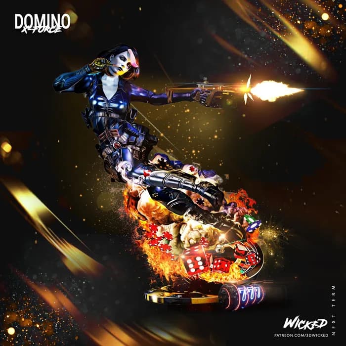 STL - Figura de Acción Domino X Force