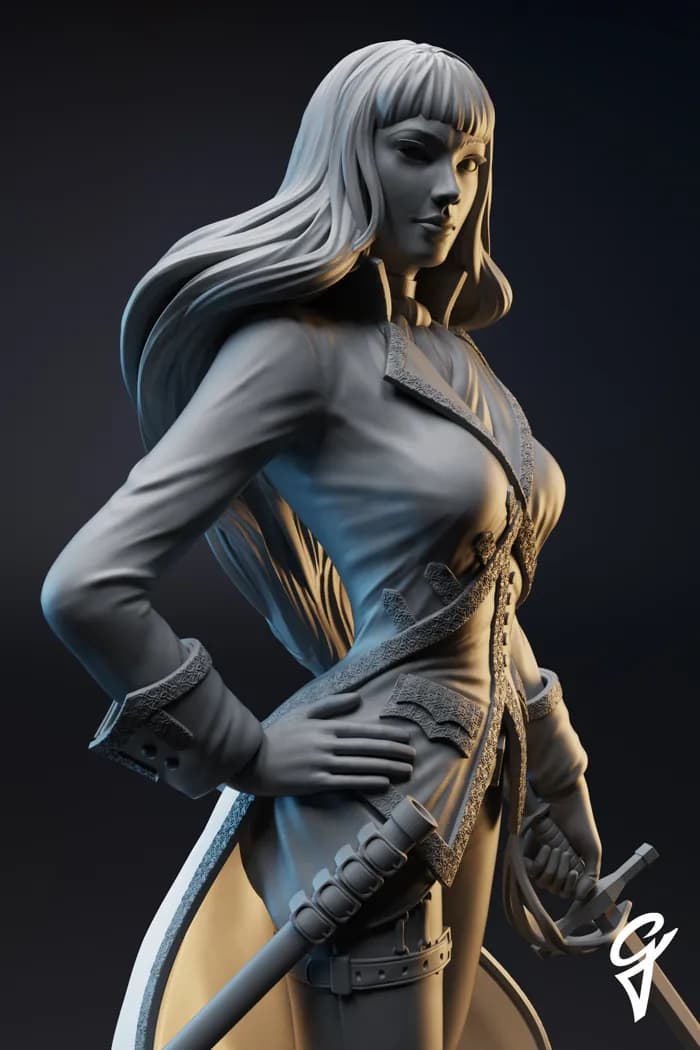 STL - Figura de Acción estilo Militar