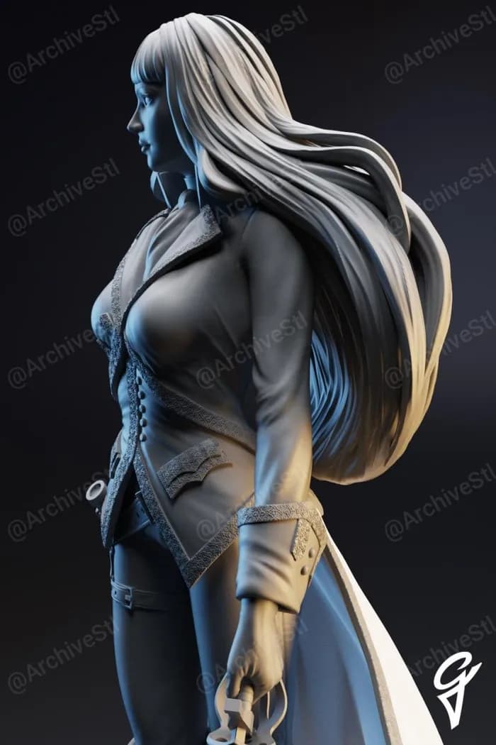 STL - Figura de Acción estilo Militar