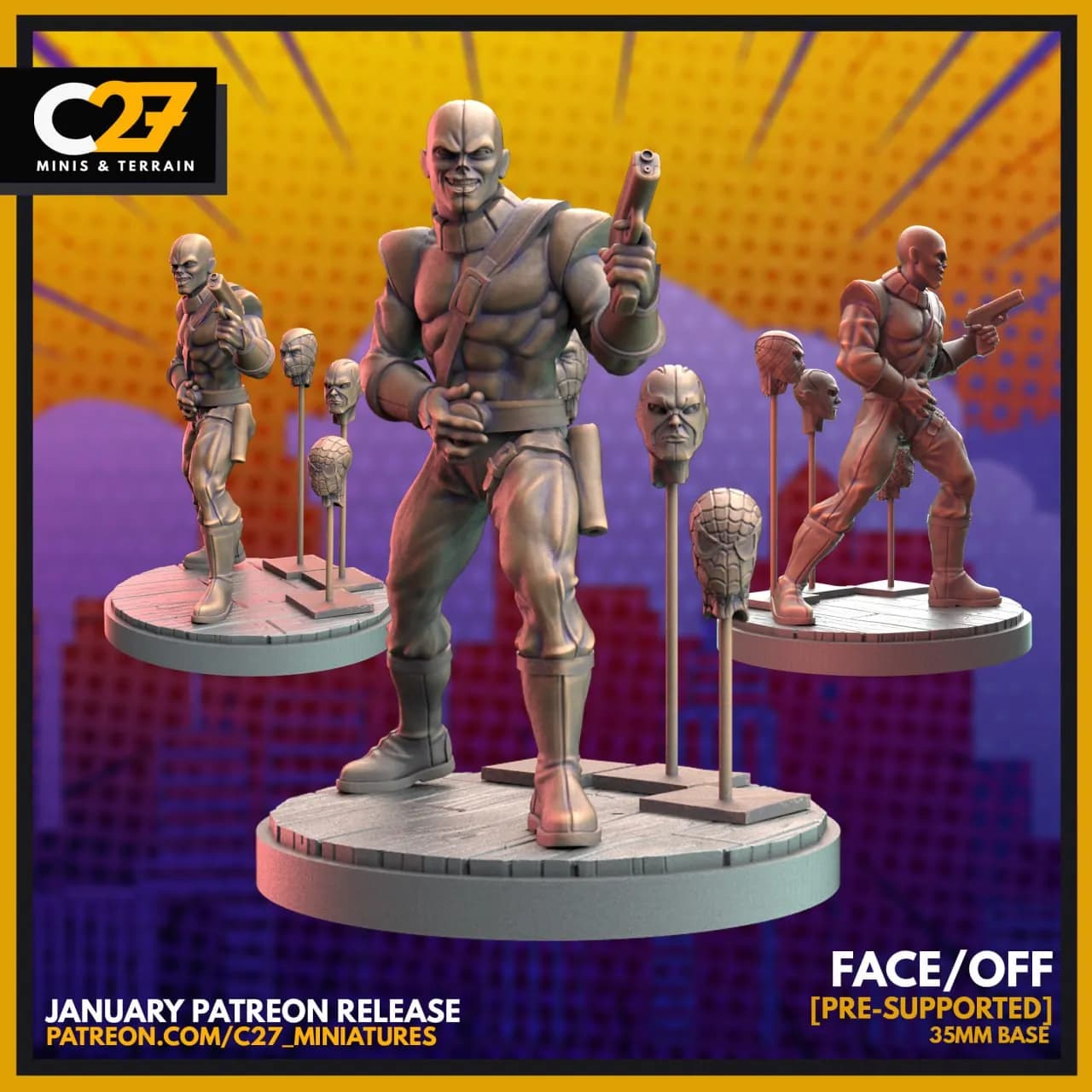 STL - Figura de acción de cómic