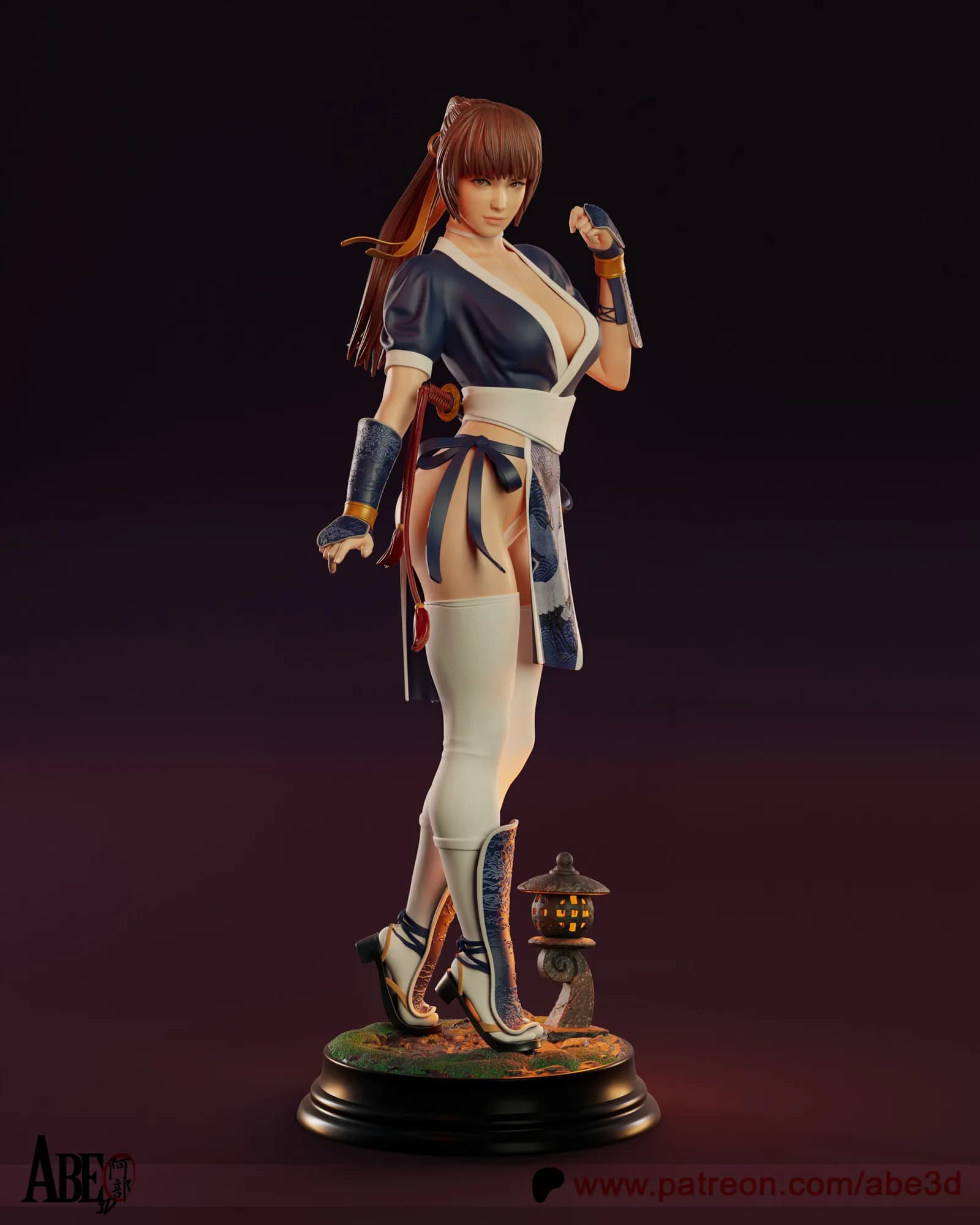 STL - Figura de acción de Kasumi render 2