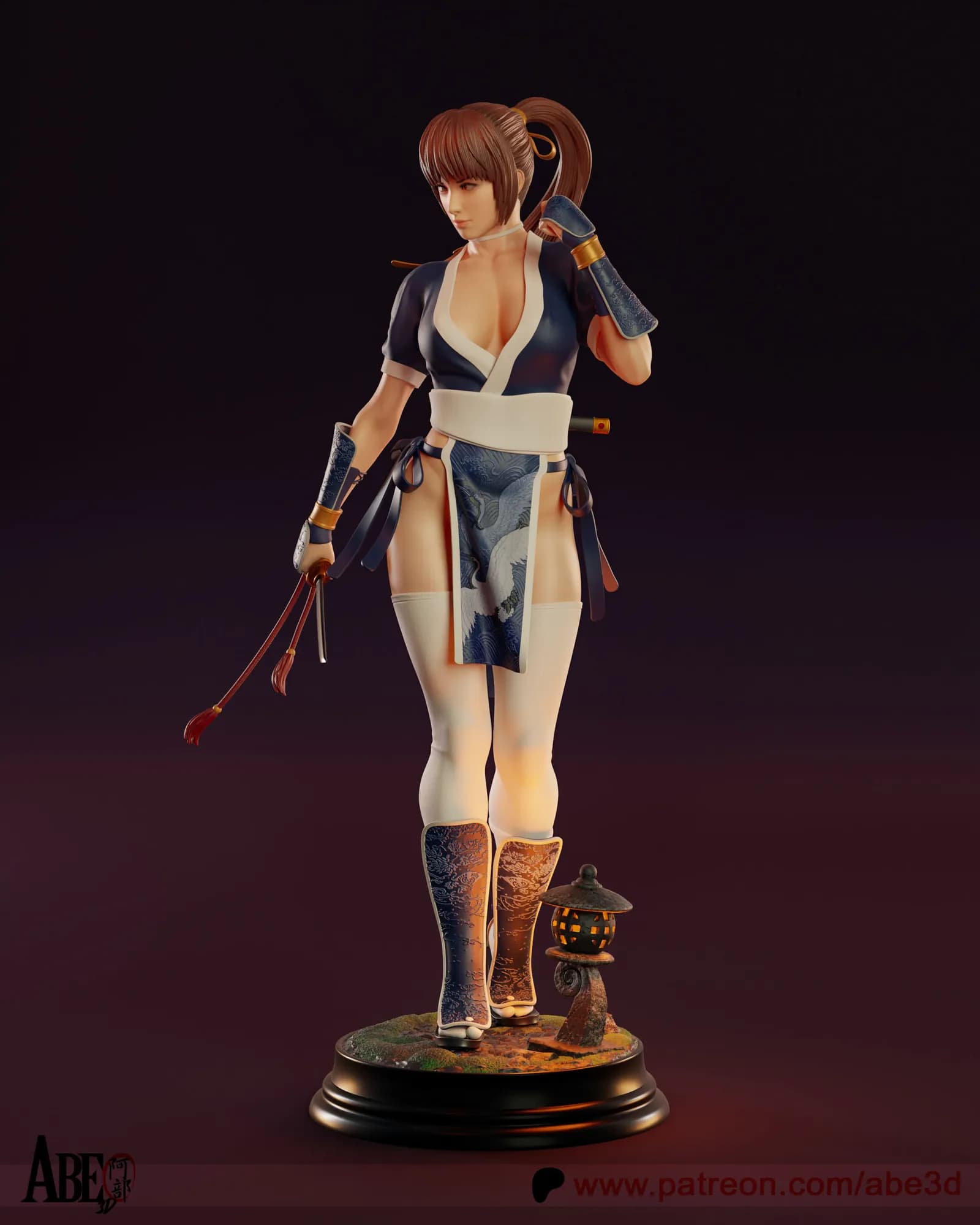 STL - Figura de acción de Kasumi render 3