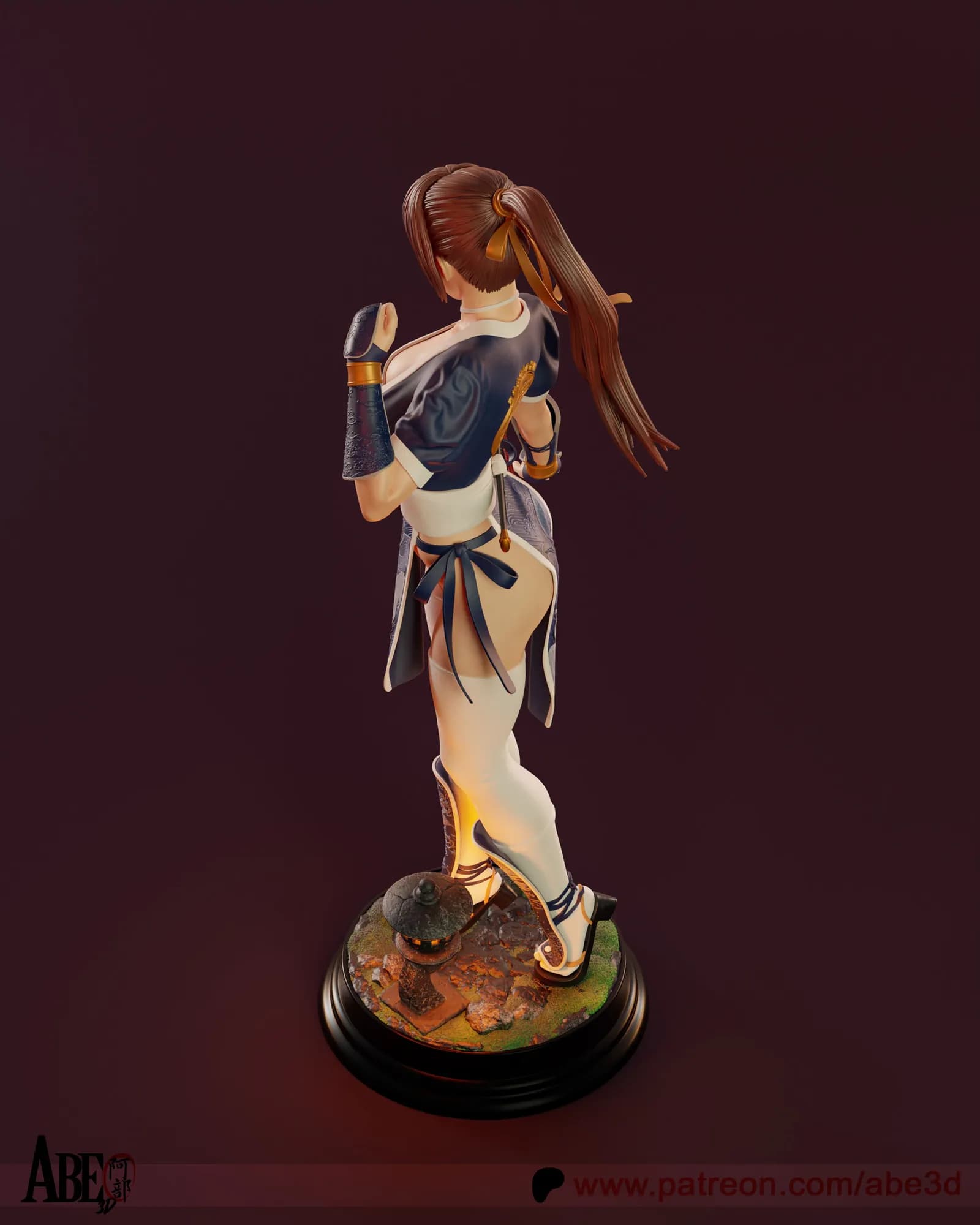 STL - Figura de acción de Kasumi render 5