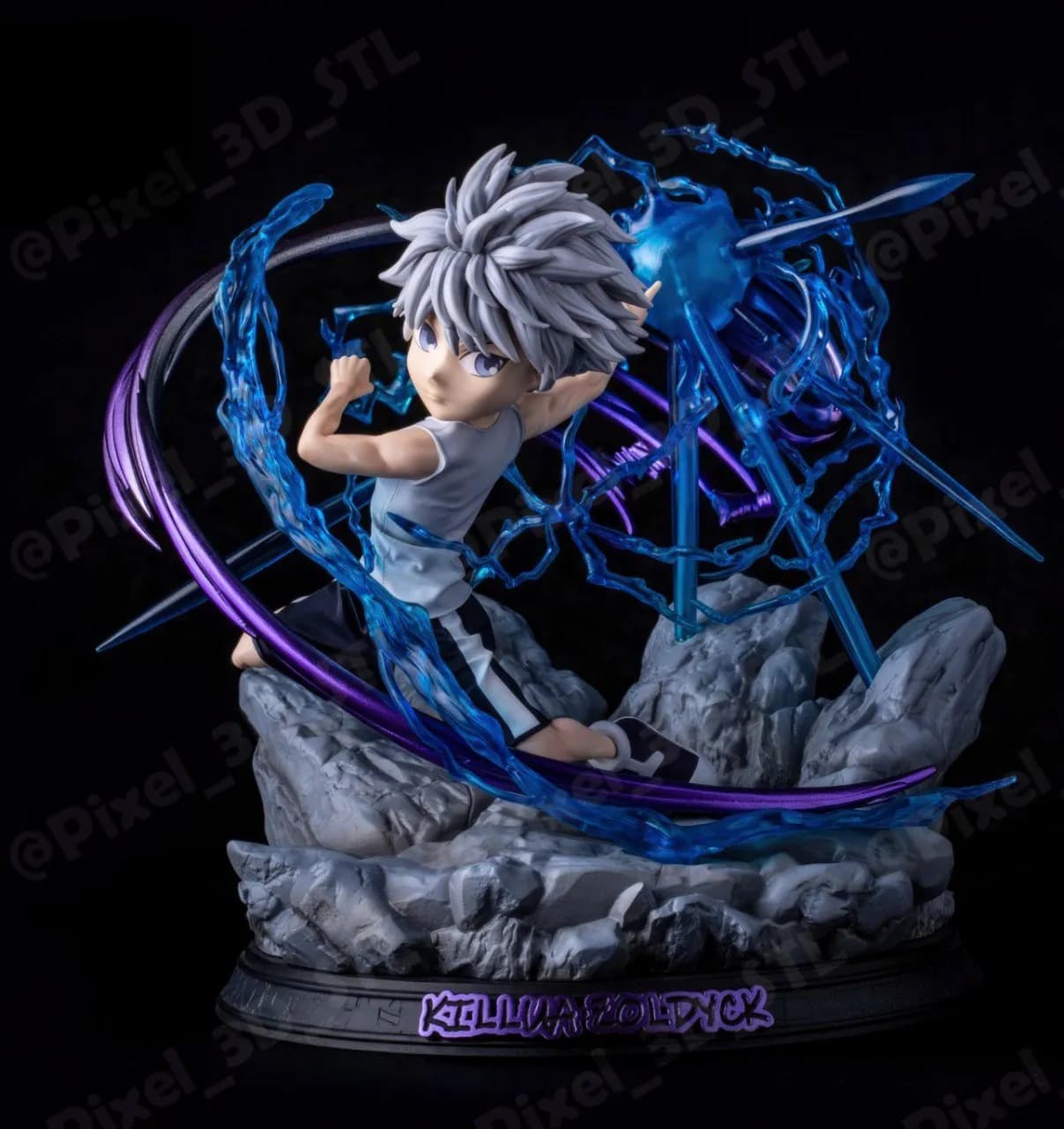 STL - Figura de acción Killua Zoldyck