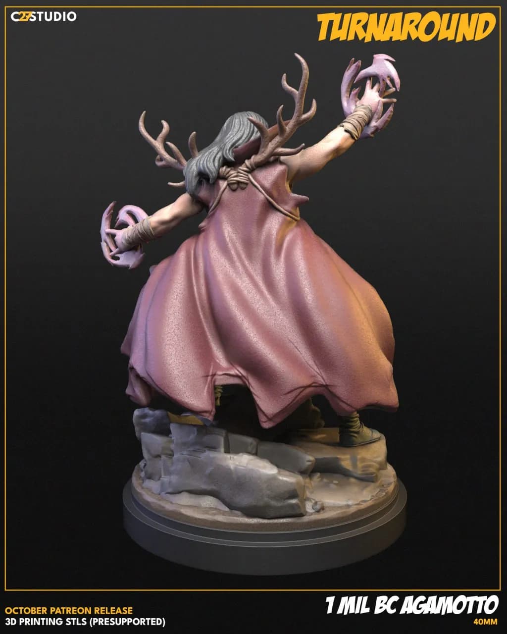 STL - Figura de Agamotto render 3