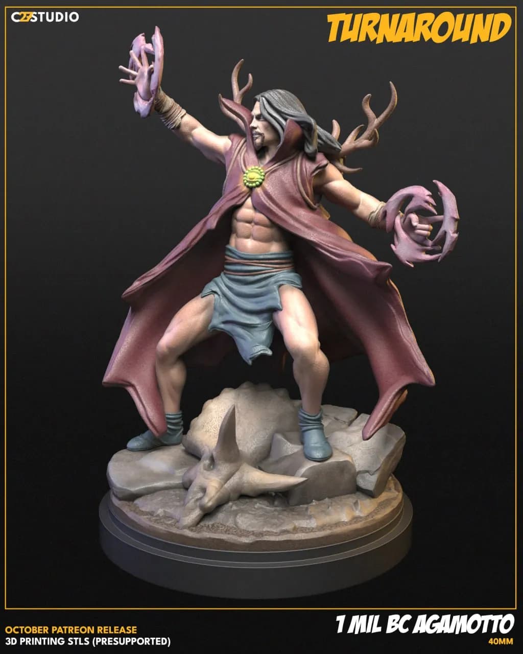 STL - Figura de Agamotto render 4