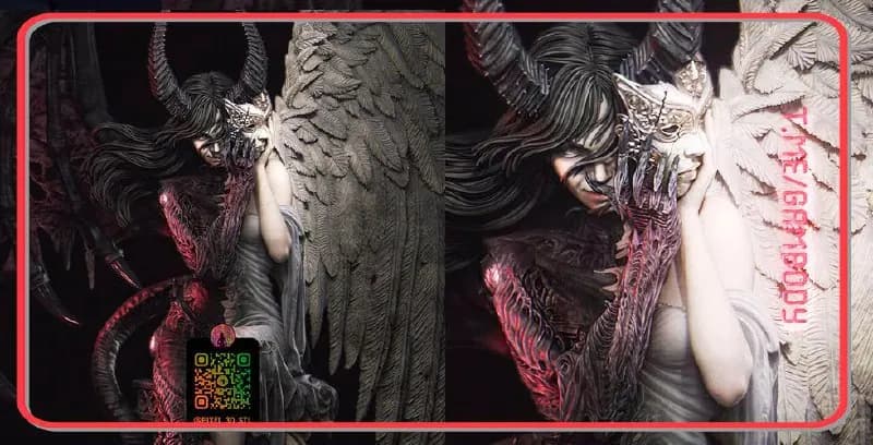 STL - Demon Angel Figure