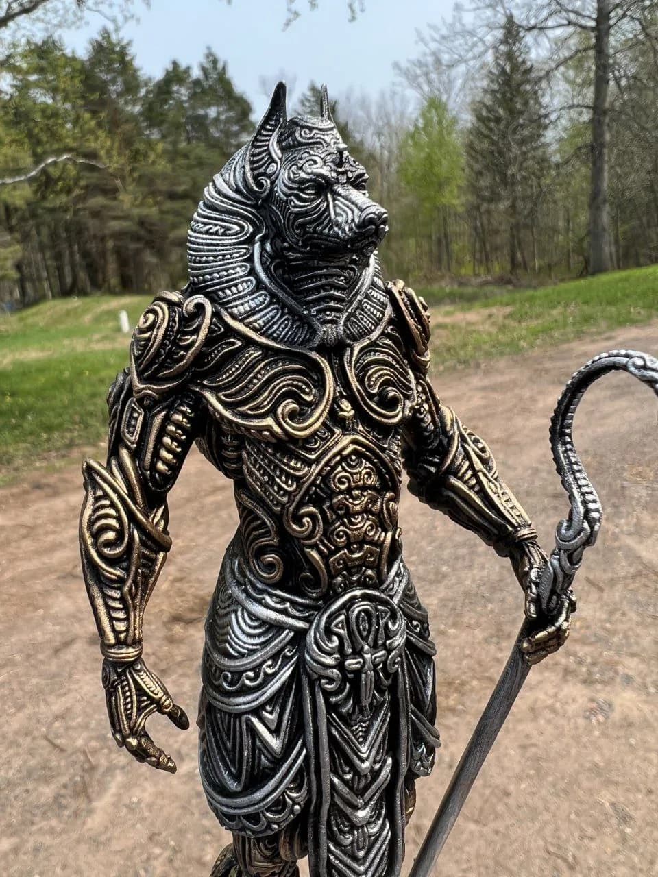 STL - Figura de Anubis guerrero