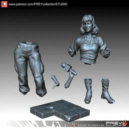 STL - Figura de April O'Neil