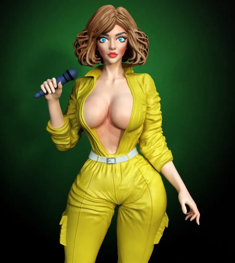 STL - Figura de April O'Neil 2