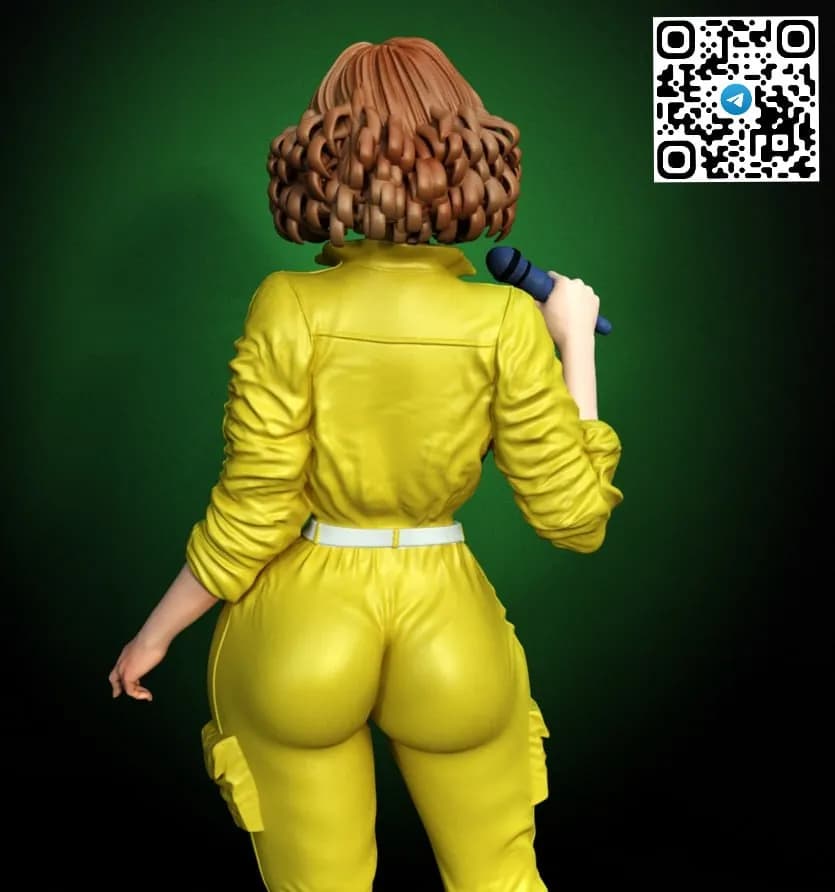 STL - Figura de April O'Neil 2 render 4