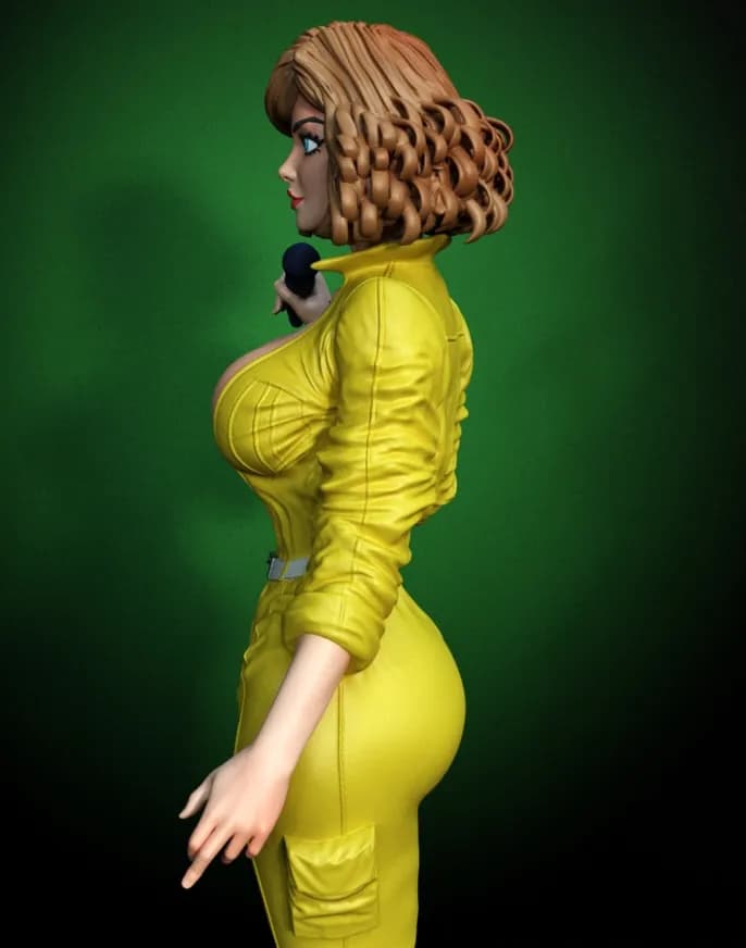STL - Figura de April O'Neil 2 render 5
