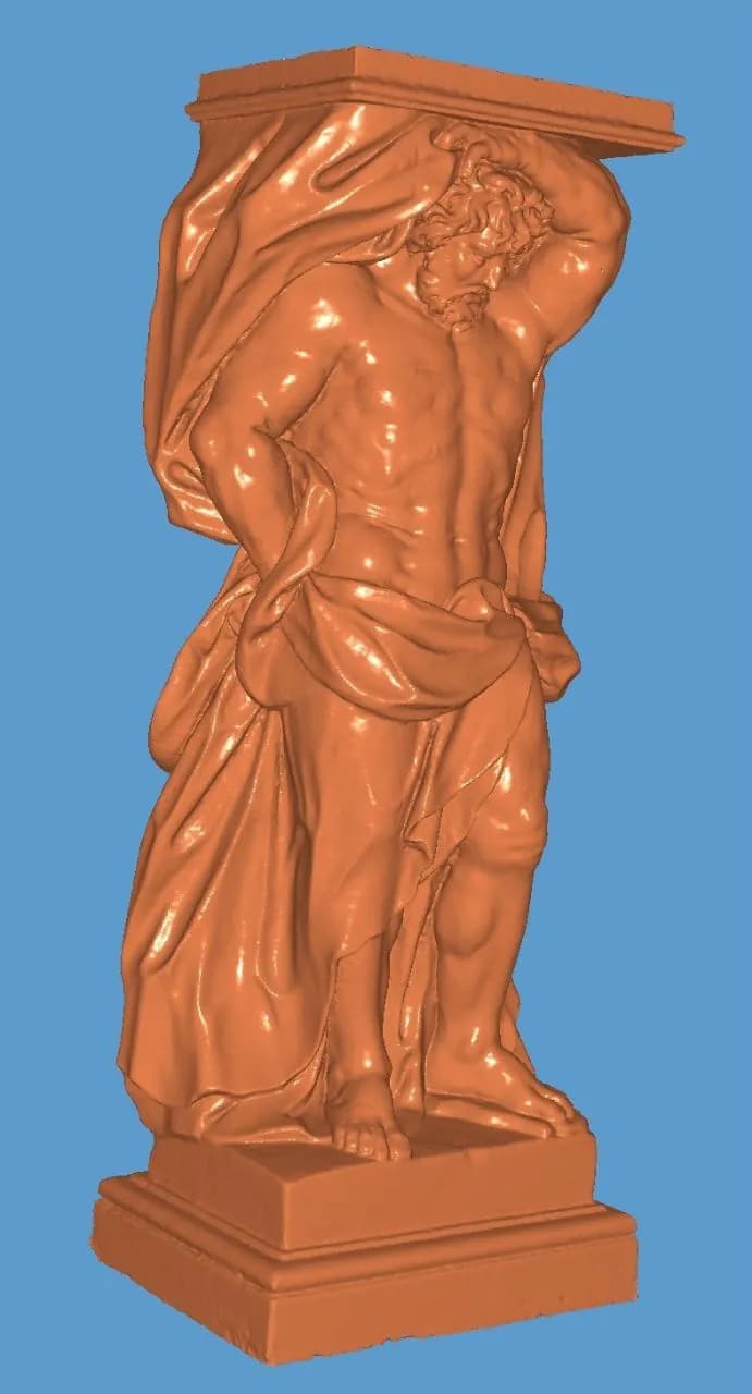 STL - Figura de Atlas render 2