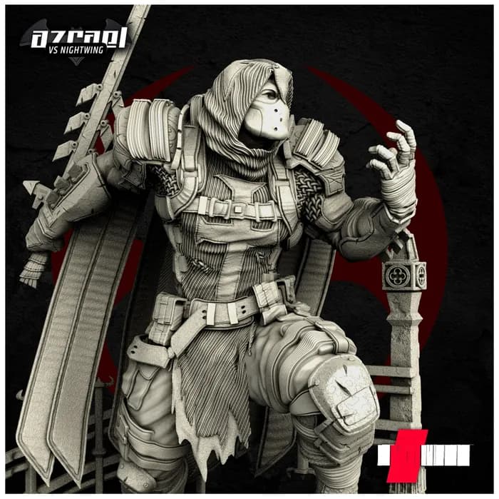 STL - Figura de Azrael Estilo Batman