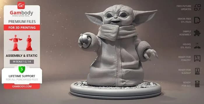 STL - Figura de Baby Yoda