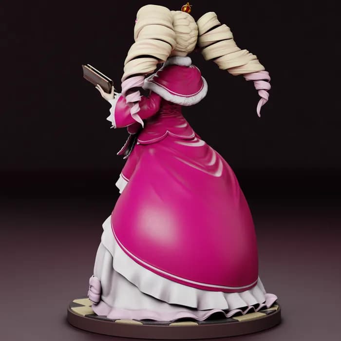 STL - Figura de Beatrice de Re:Zero render 4