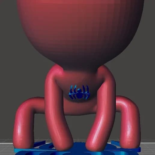 STL - Figura de bebe estilo Spiderman