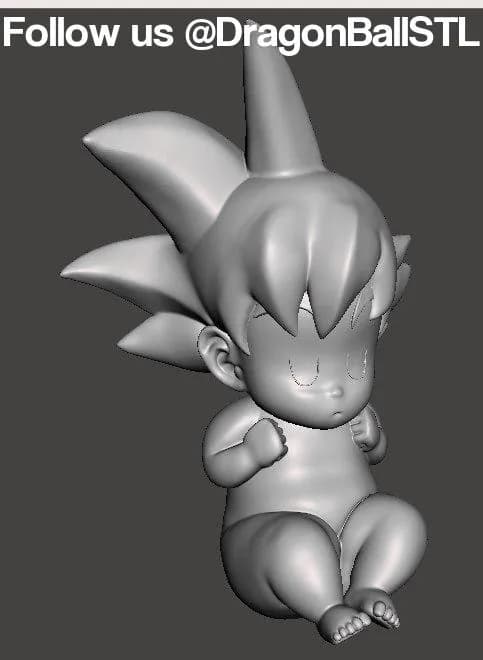 STL - Figura de Bebé Goku
