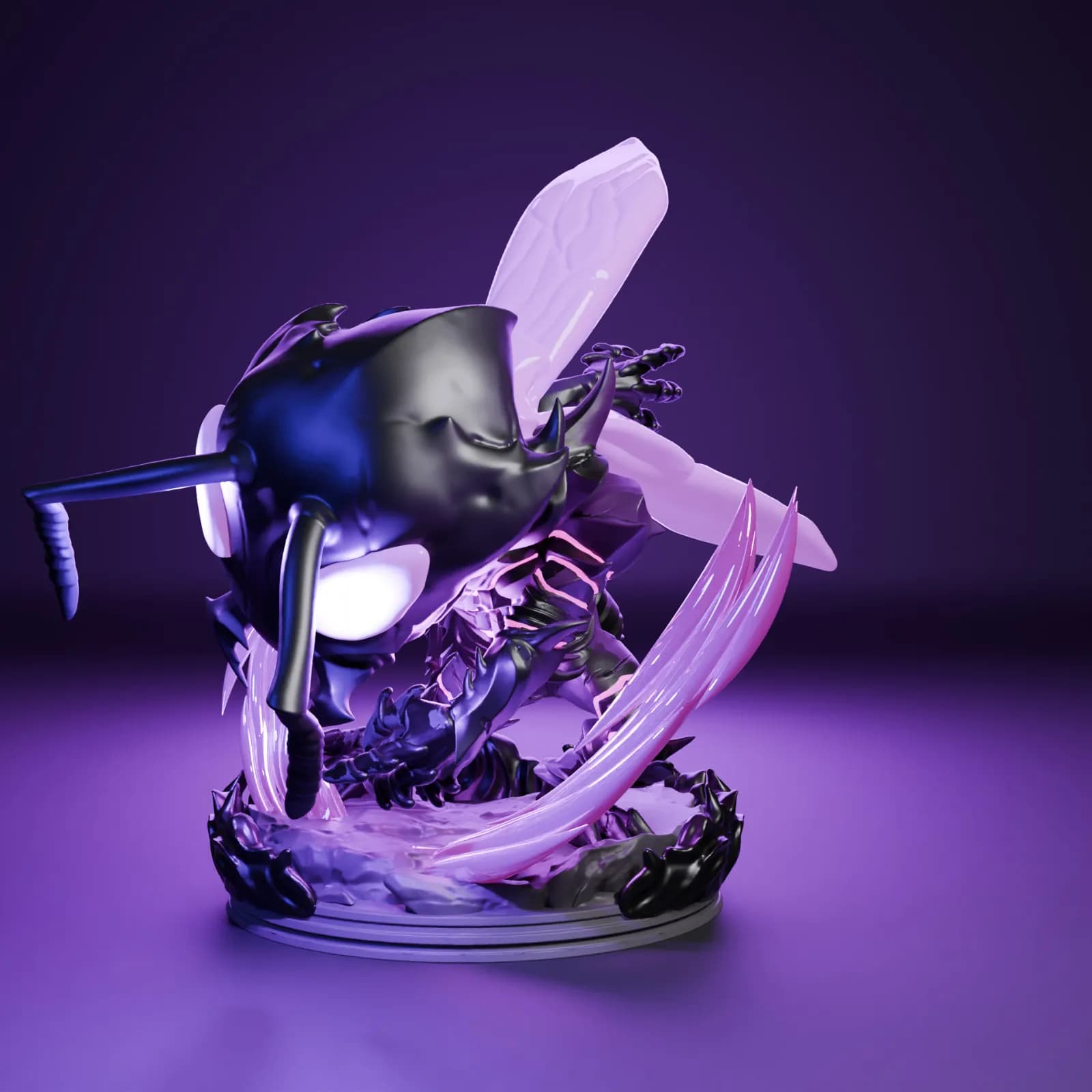 STL - Figura de Beru, el Rey Hormiga render 3
