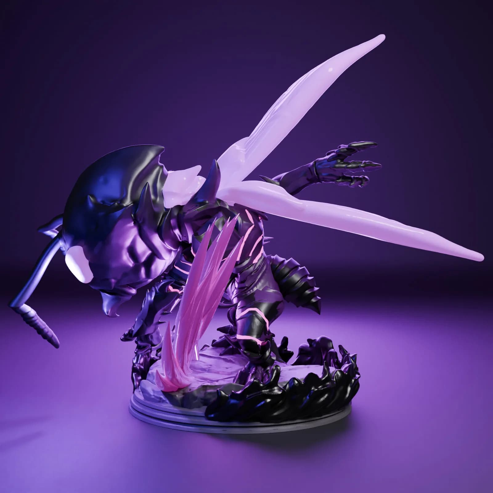 STL - Figura de Beru, el Rey Hormiga render 4