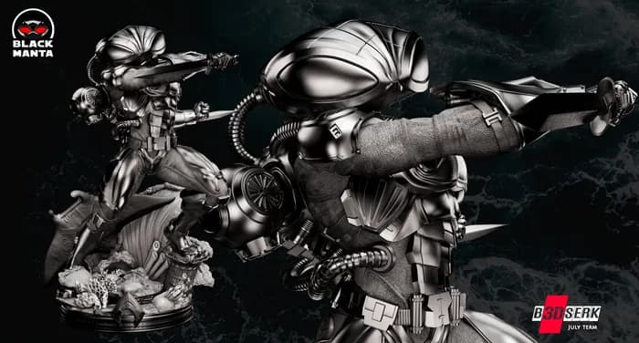 STL - Figura de Black Manta render 3