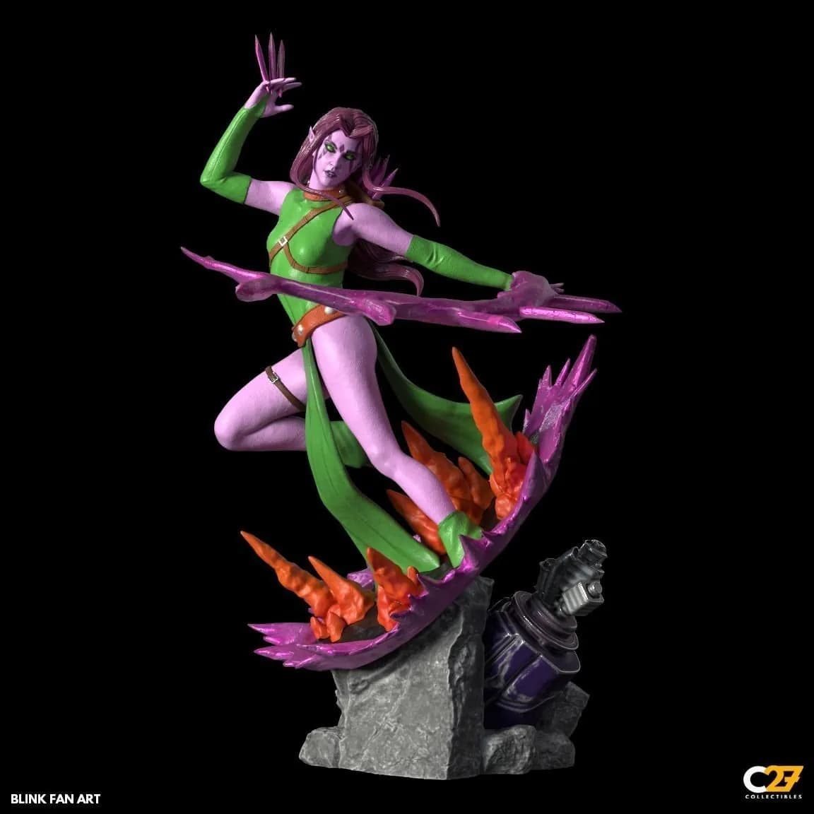 STL - Figura de Blink estilo fan art