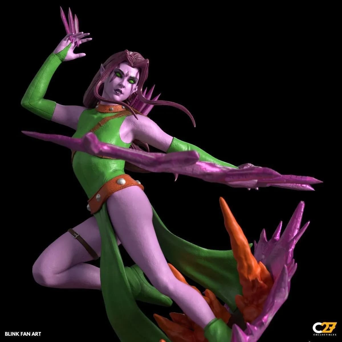 STL - Figura de Blink estilo fan art render 2