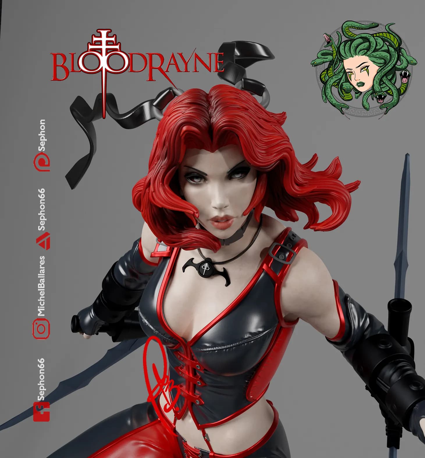 STL - Figura de BloodRayne