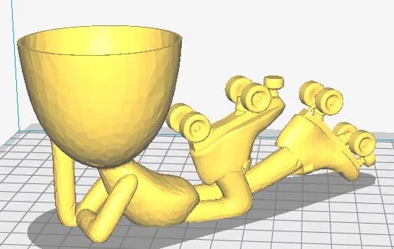 STL - Figura de Bob Esponja en patines