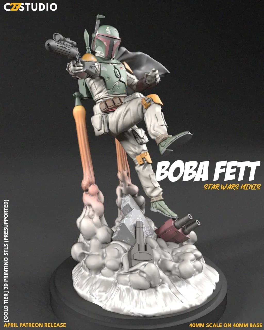 STL - Figura de Boba Fett