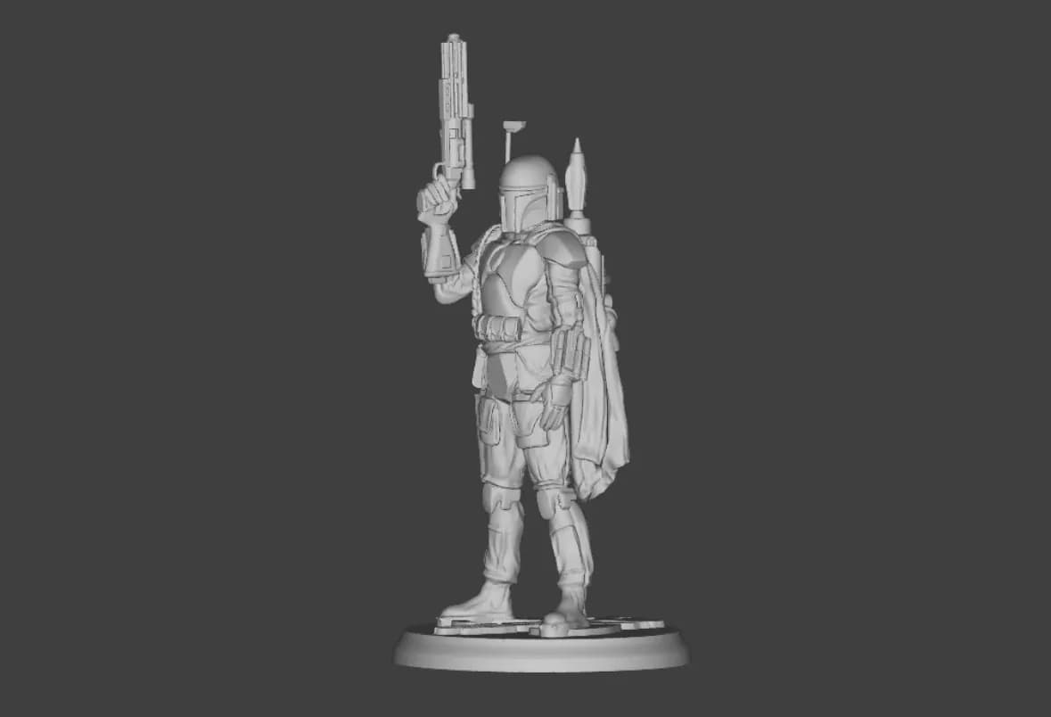 STL - Figura de Boba Fett 2