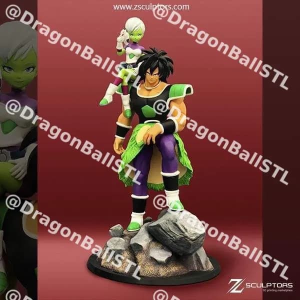 STL - Figura de Broly y Cheelai