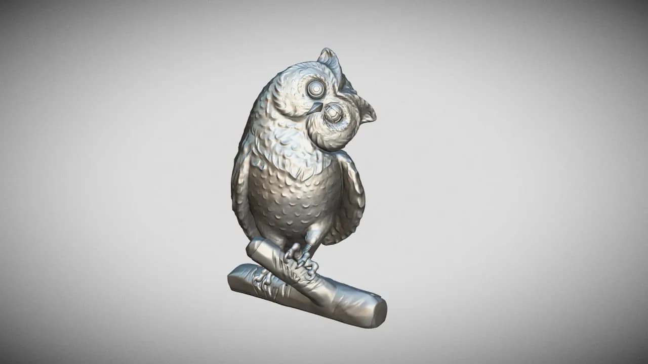 STL - Figura de Búho Decorativa