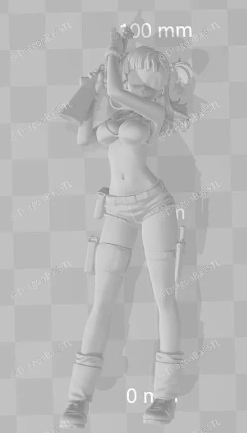 STL - Figura de Bulma estilo anime