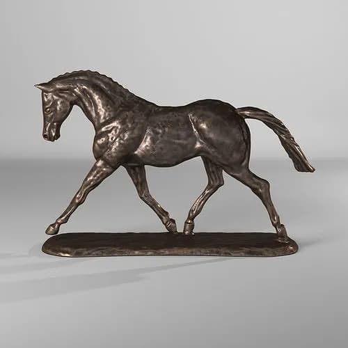 STL - Figura de caballo al galope