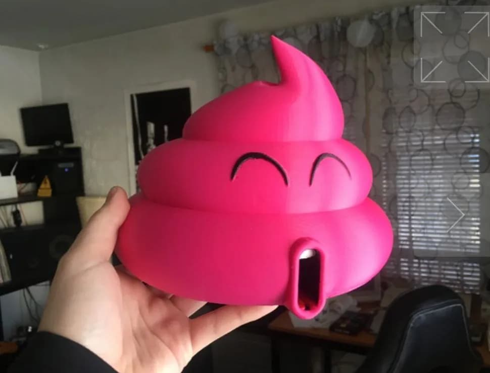 STL - Figura de caca sonriente