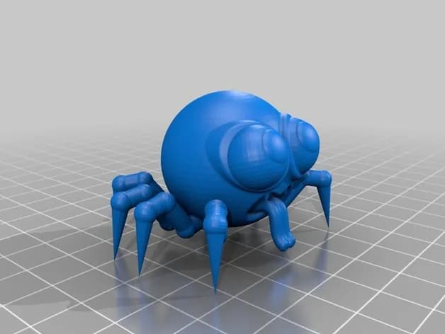 STL - Figura de Calabaza Mago con Araña render 5