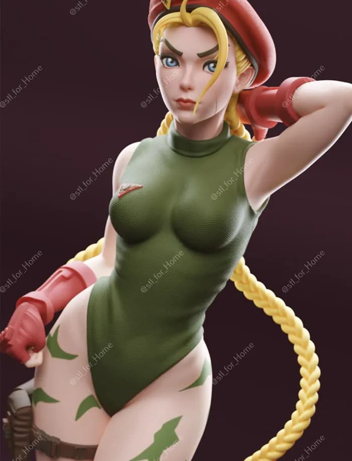 STL - Figura de Cammy de Street Fighter