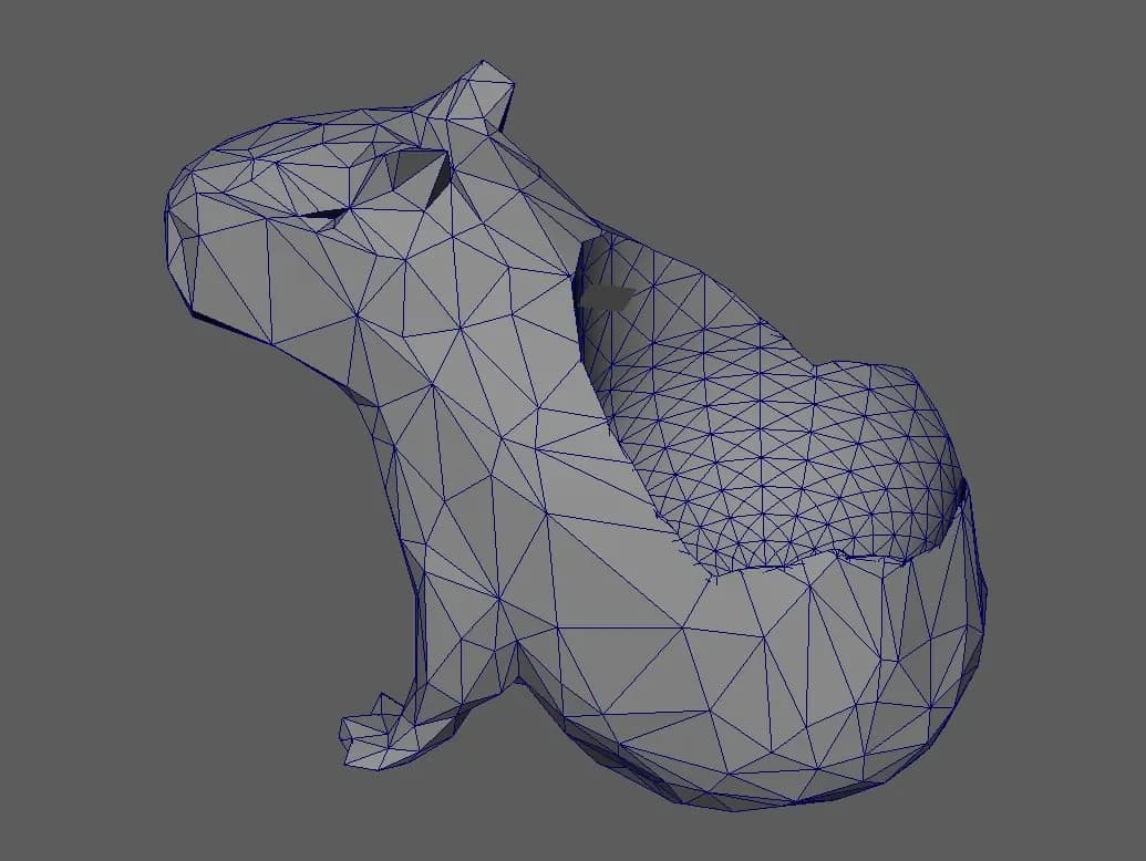 STL - Figura de Capibara