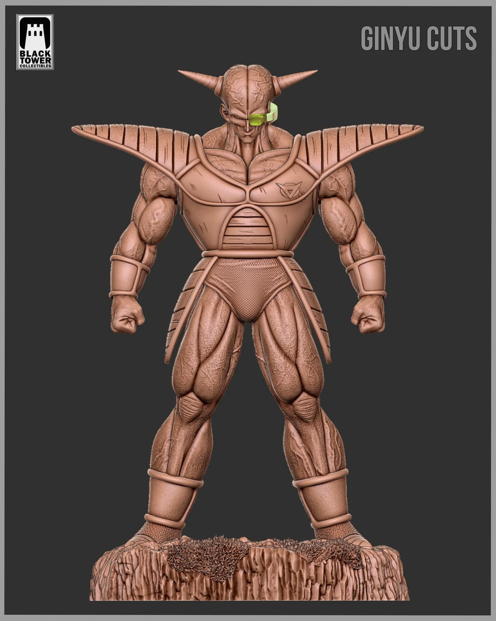 STL - Figura de Capitán Ginyu render 5