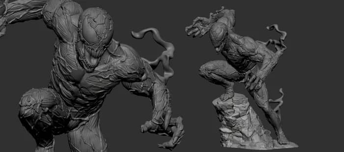 STL - Figura de Carnage render 5