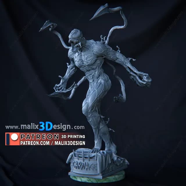 STL - Figura de Carnage 2 render 3