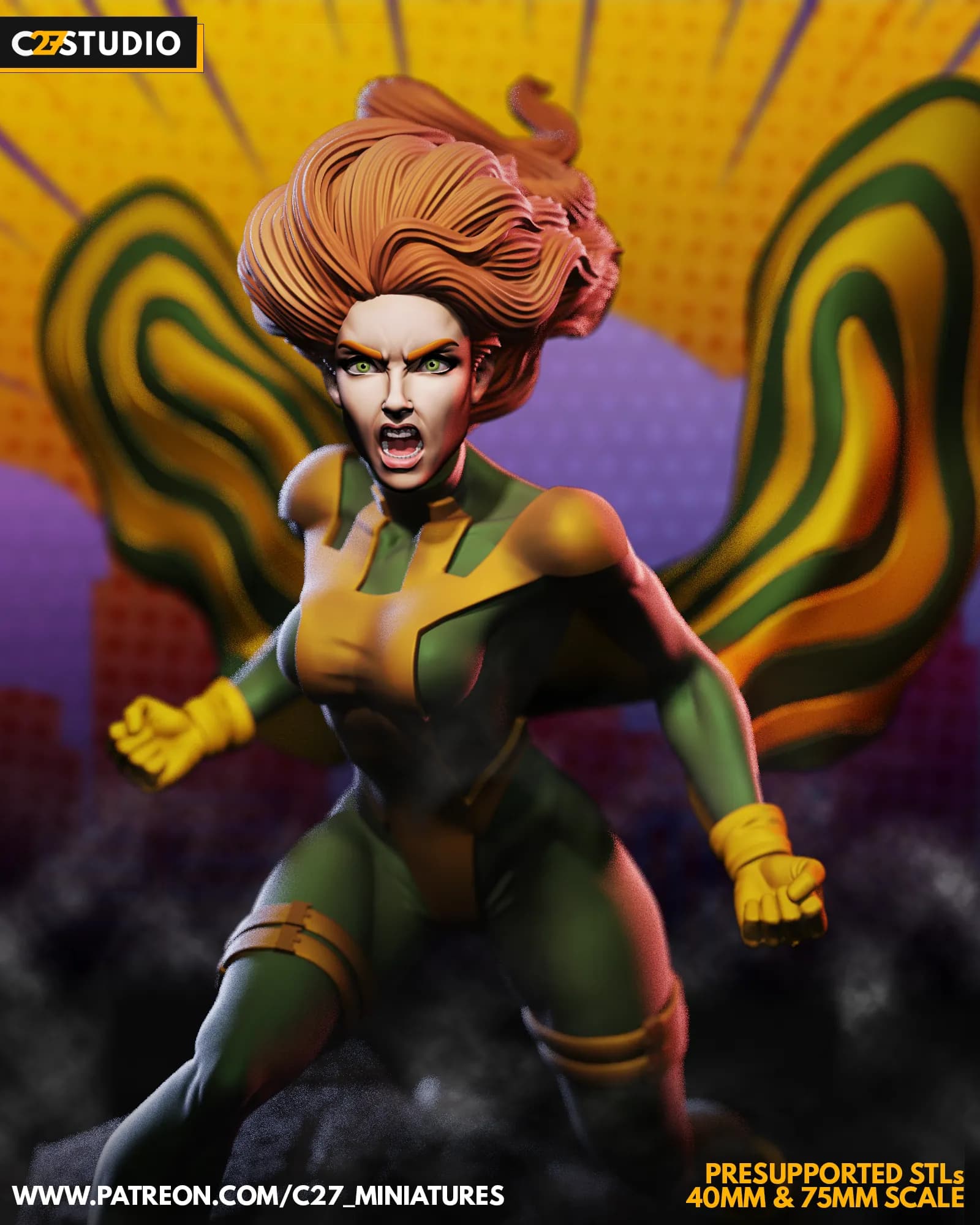 STL - Figura de Cassidy render 2