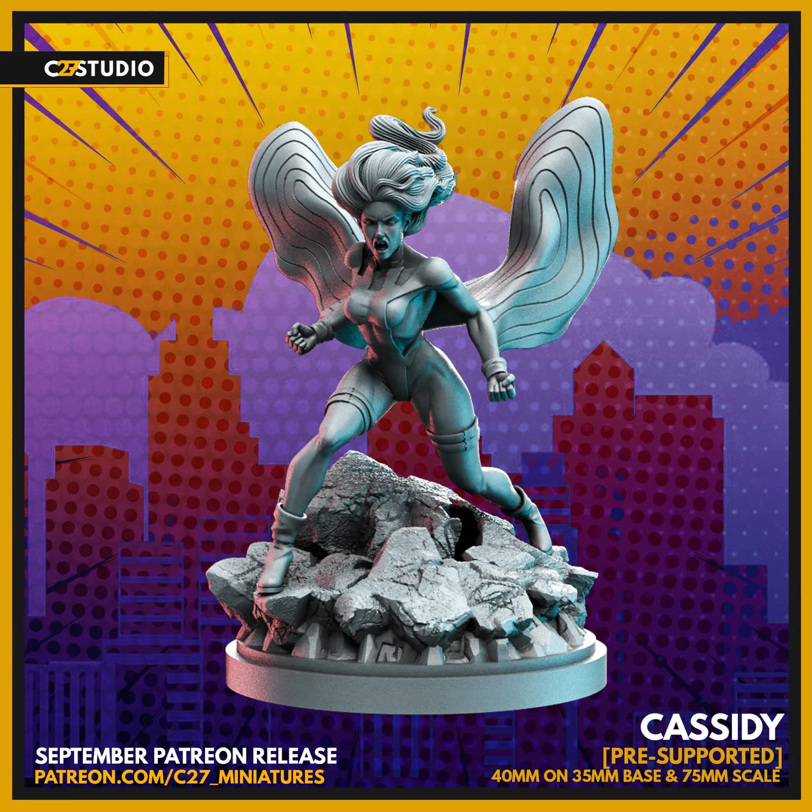 STL - Figura de Cassidy render 3