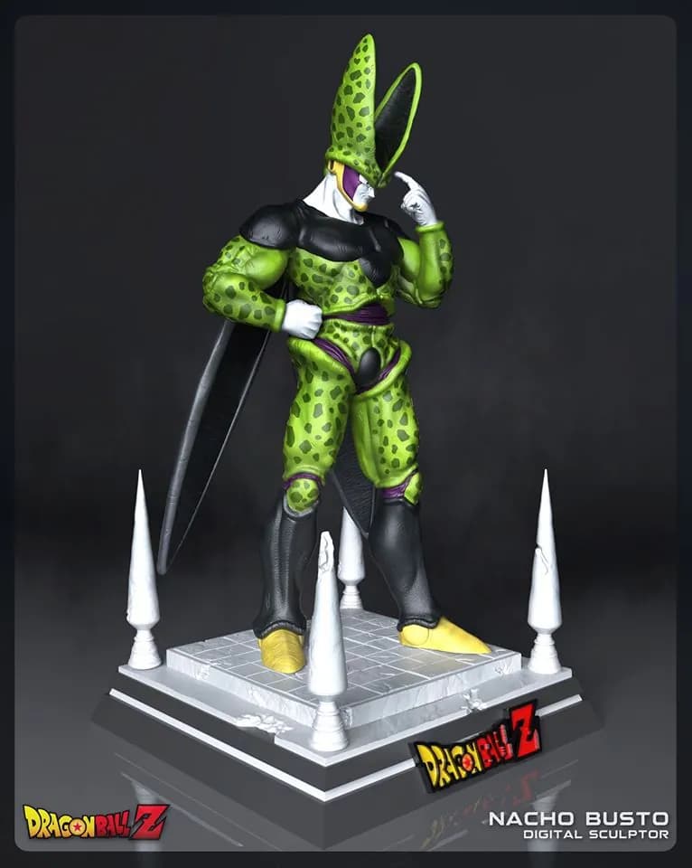 STL - Figura de Cell 2 render 2